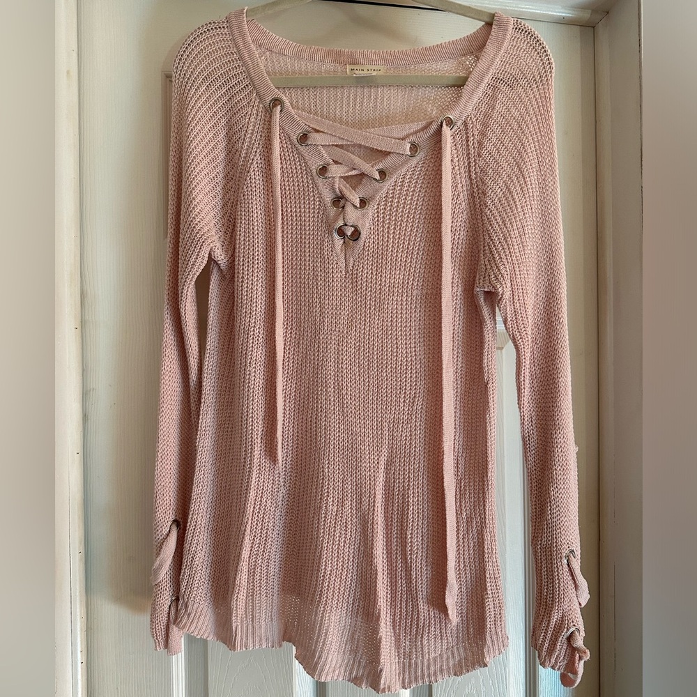 Pink Long Sleeve Top - Large